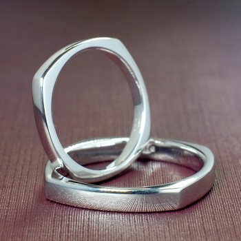 Trouwringen v025 Prinses in goud