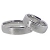 Anillos de boda de oro o platino con diamantes - modelo v037