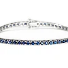 Bracciale Tennis in Oro con Zaffiri 4,00 ct - modello br2694