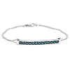 Bracelet en or et diamants bleus - modèle br1365