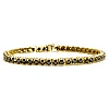 Tennisarmband aus Gold und schwarzen Diamanten (12,50 ct) - Modell BR2114