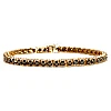 Tennisarmband aus Gold und schwarzen Diamanten (12,50 ct) - Modell BR2114
