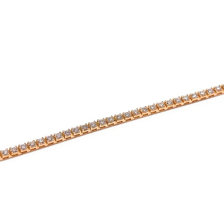Bracciale Tennis in Oro con Diamanti Incolori da 7,30 ct br2120