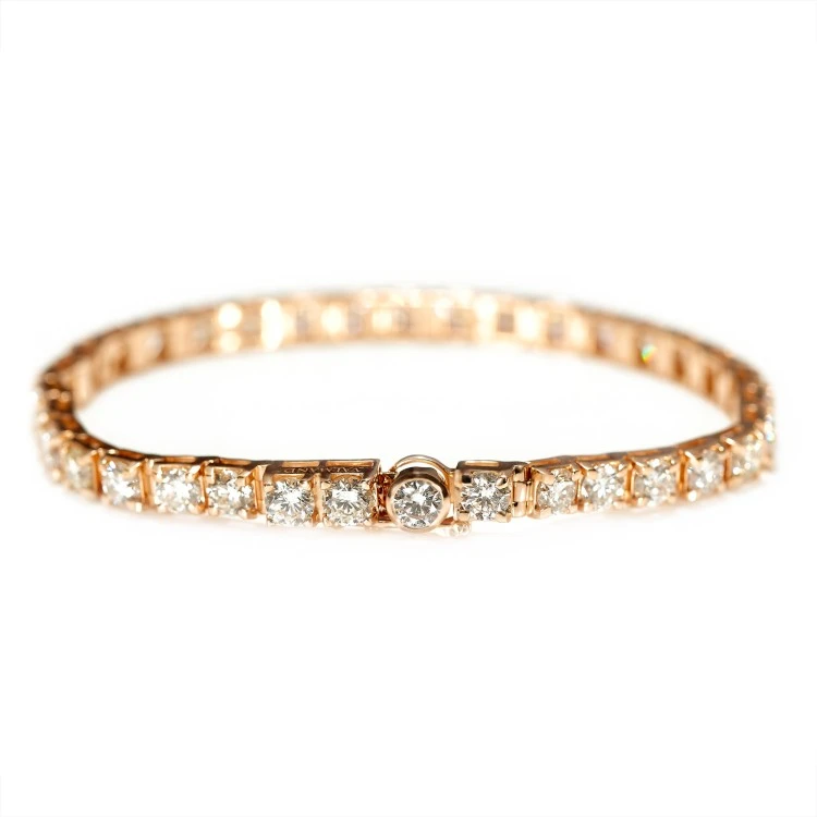 Bracciale Tennis in Oro con Diamanti Incolori da 7,30 ct br2120