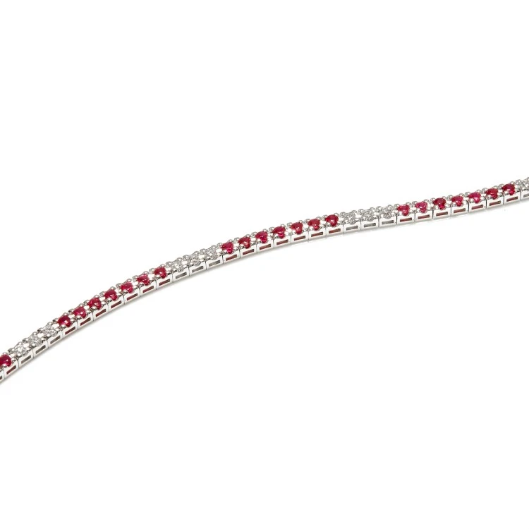 Goldarmband mit Rubinen und Diamanten br2254rbdi