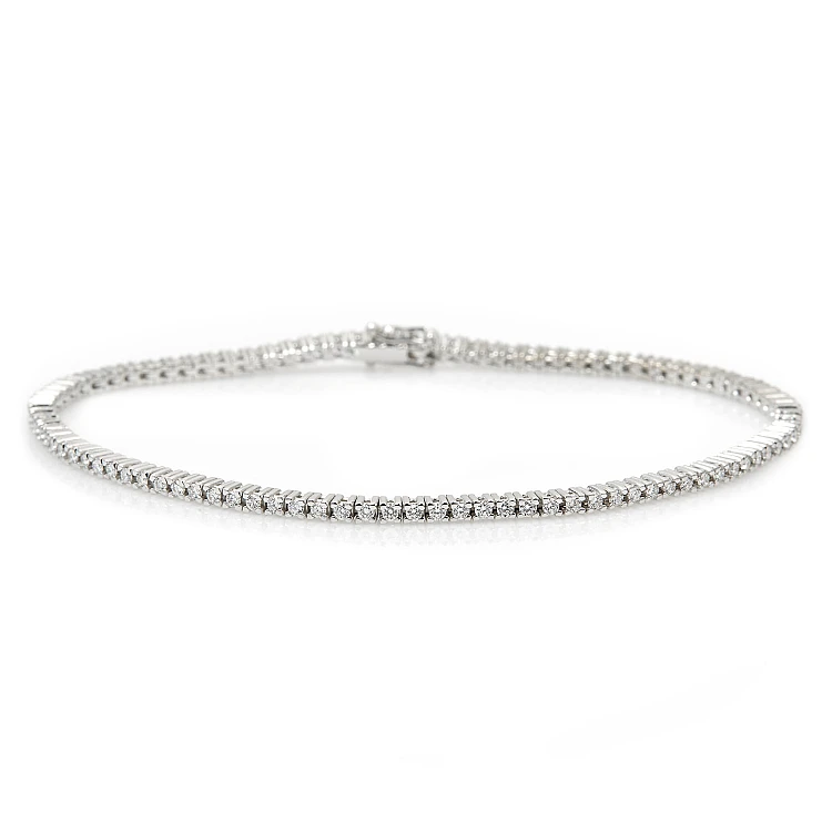 Pulsera de tenis de oro de 1,50 ct con diamantes - modelo br2690