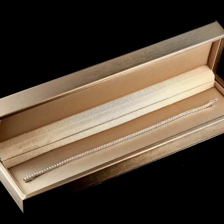 Tennis Bracelet in 18k Gold with 1.50ct Diamonds br2694