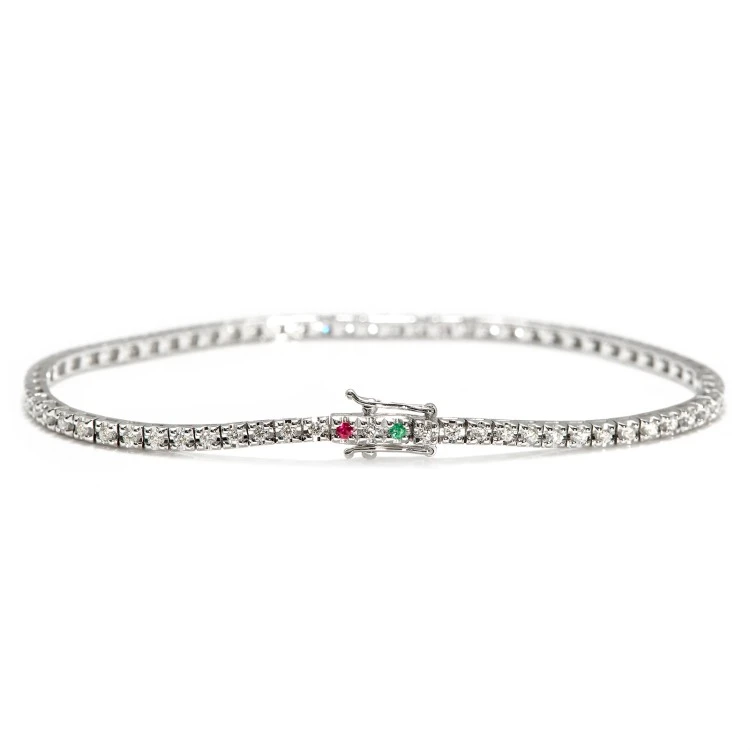 Tennis Bracelet in 18k Gold with 1.50ct Diamonds br2694