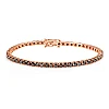 Tennisarmband in goud en zwarte diamanten 5,30 ct br2243dn