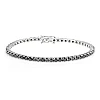 Tennisarmband in goud en zwarte diamanten 5,30 ct br2243dn