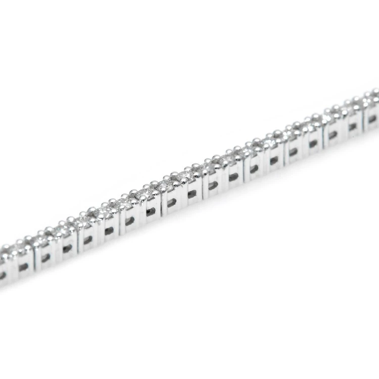Tennis bracelet 1.00ct in Gold with colorless Diamonds br2696