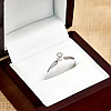 Verlovingsring i009 in goud met diamant 0,10 ct - 0,25 ct