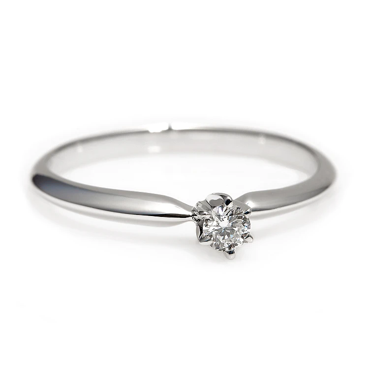 Verlovingsring i009 in goud met diamant 0,10 ct - 0,25 ct