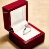 Anillo de compromiso de platino con diamante certificado por el GIA de 0,50 o 0,70 ct - modelo i017p6