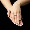 18K Gold Engagement Ring with GIA Certified Brilliant Diamond - model i017p6
