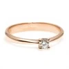 Verlovingsring i026 in goud met diamant 0,10 ct - 0,25 ct