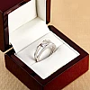 18K Gold Engagement Ring with GIA Certified Brilliant Diamond - model i1145