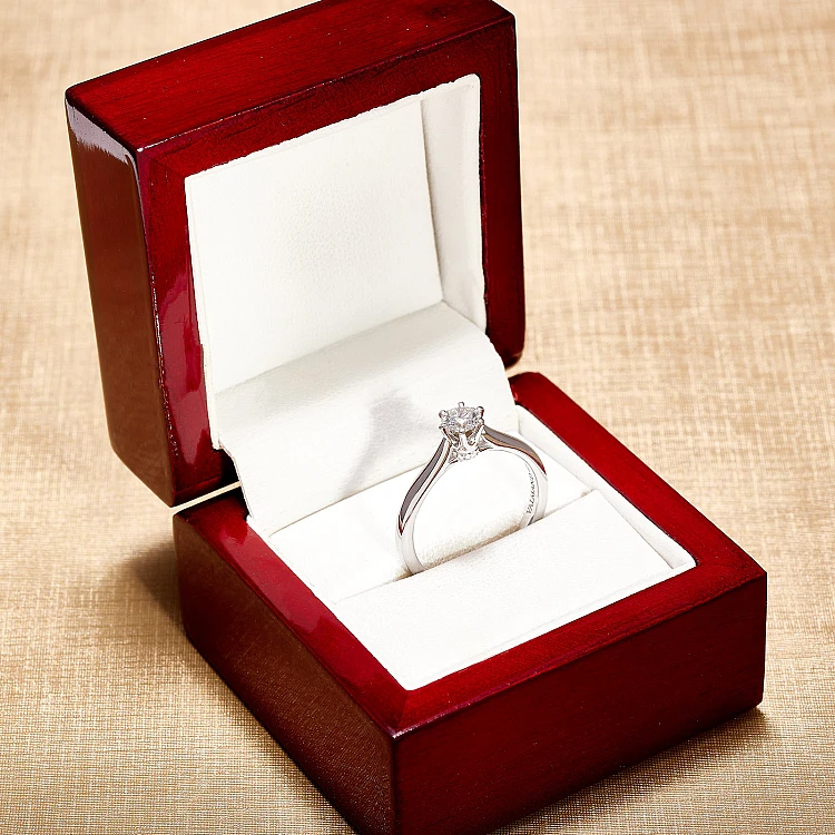 Classic engagement ring i122004 in Gold with Diamond - GIA 0.30ct - 0.40ct