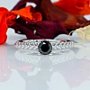 Bague de fiançailles en or avec diamant noir 0,33 ct - 0,85 ct - modèle i1220471