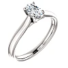 Bague de fiançailles en or avec diamant certifié GIA de 0,30 ct ou 0,40 ct - modèle i122089