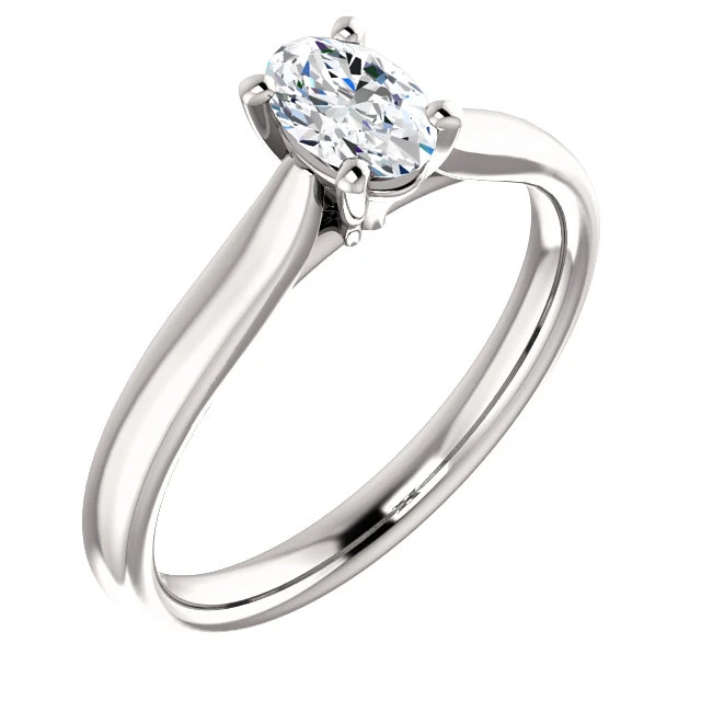 Bague de fiançailles en or avec diamant certifié GIA de 0,30 ct ou 0,40 ct - modèle i122089
