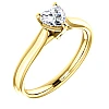 Bague de fiançailles en or avec diamant certifié GIA de 0,30 ct ou 0,40 ct - modèle i122089