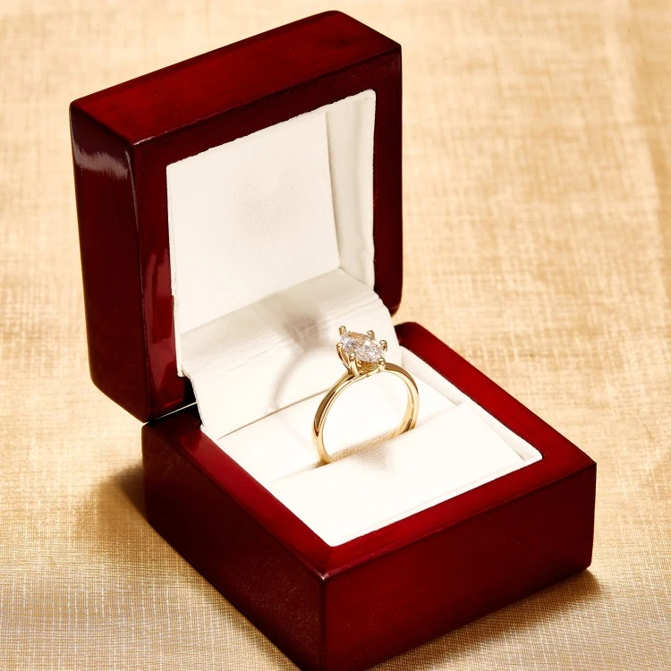 18K Gold Engagement Ring with GIA Certified Marquise Diamond - model i122118