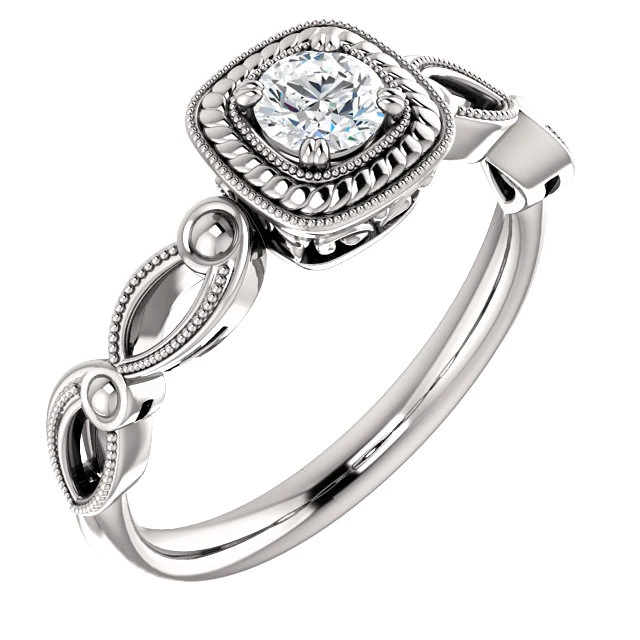 Anello di fidanzamento in oro con diamante brillante certificato GIA - modello i122341
