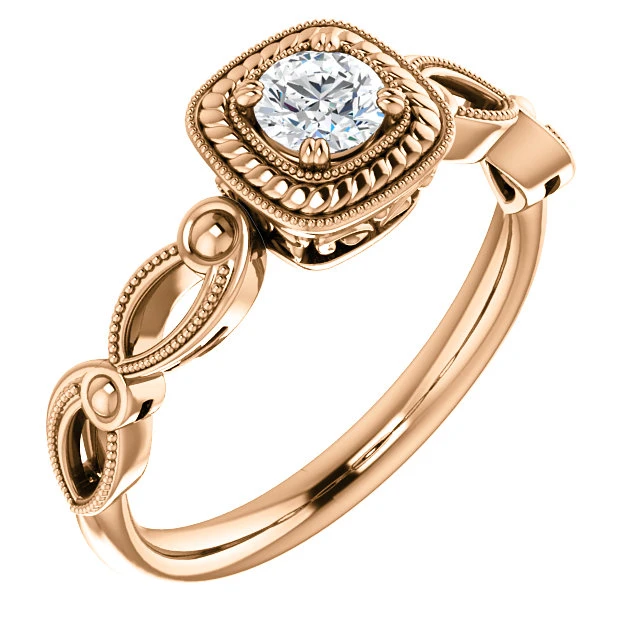 Anello di fidanzamento in oro con diamante brillante certificato GIA - modello i122341