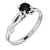 Gold-Verlobungsring i122705Dn mit schwarzem Diamant 0,33 ct – 0,85 ct