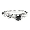 Gold-Verlobungsring i122705Dn mit schwarzem Diamant 0,33 ct – 0,85 ct
