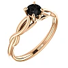 Gold-Verlobungsring i122705Dn mit schwarzem Diamant 0,33 ct – 0,85 ct