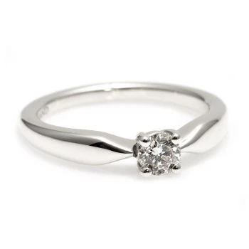 Bague de fiançailles en or avec diamant incolore certifié GIA 0,30 ct ou 0,40 ct - modèle i123018