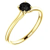 Bague de fiançailles en or avec diamant noir 0,33 ct - 0,85 ct - modèle i123060