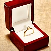 Anillo de compromiso de oro con diamante - modelo i1907