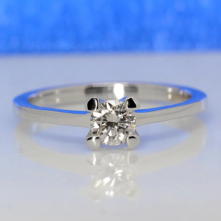 Anello di fidanzamento i513 in Oro con Diamante