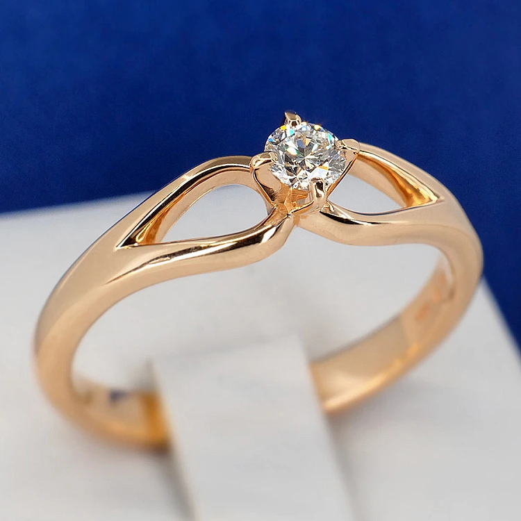 Verlobungsring i517 in Gold mit Diamant 0,15 ct – 0,25 ct