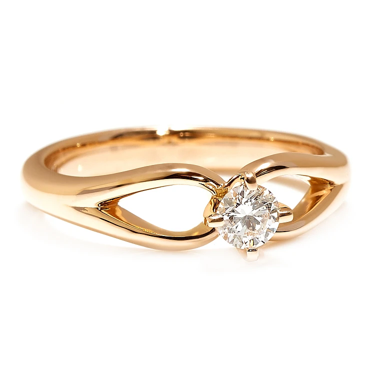 Verlobungsring i517 in Gold mit Diamant 0,15 ct – 0,25 ct