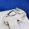 Verlobungsring i517 in Gold mit Diamant 0,15 ct – 0,25 ct