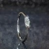 Anillo de compromiso de oro con diamante marquesa de 0,15 ct a 0,25 ct - modelo i575