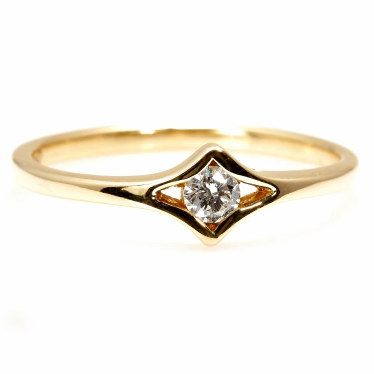 Bague de fiançailles en or avec diamant 0,10 ct - 0,25 ct - modèle i666