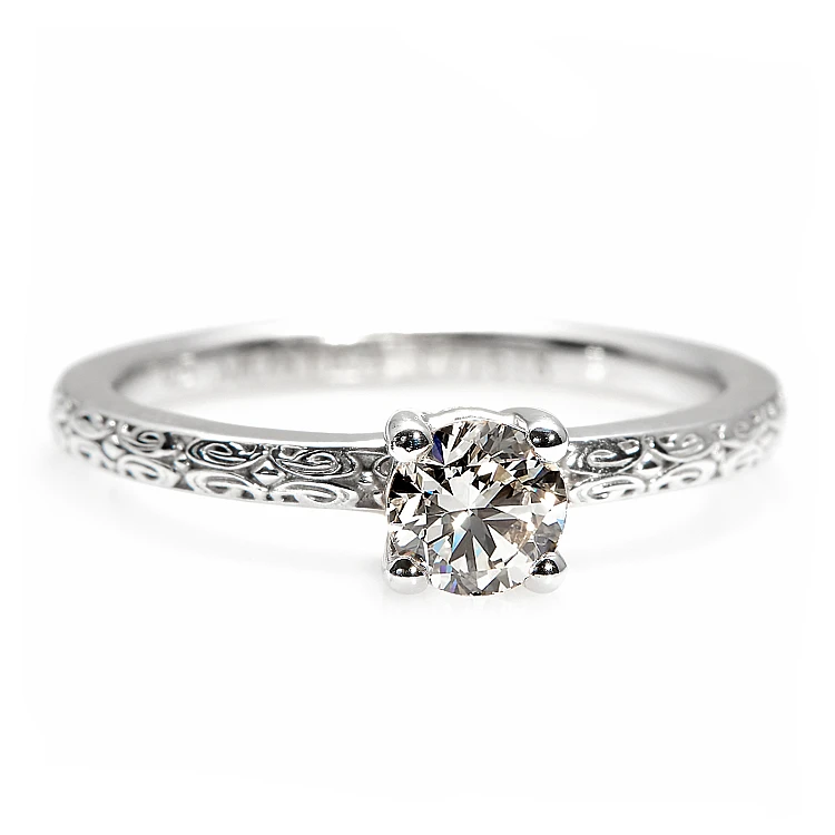 Verlobungsring i71618 in Gold mit farblosem Diamant 0,20 ct – 0,25 ct