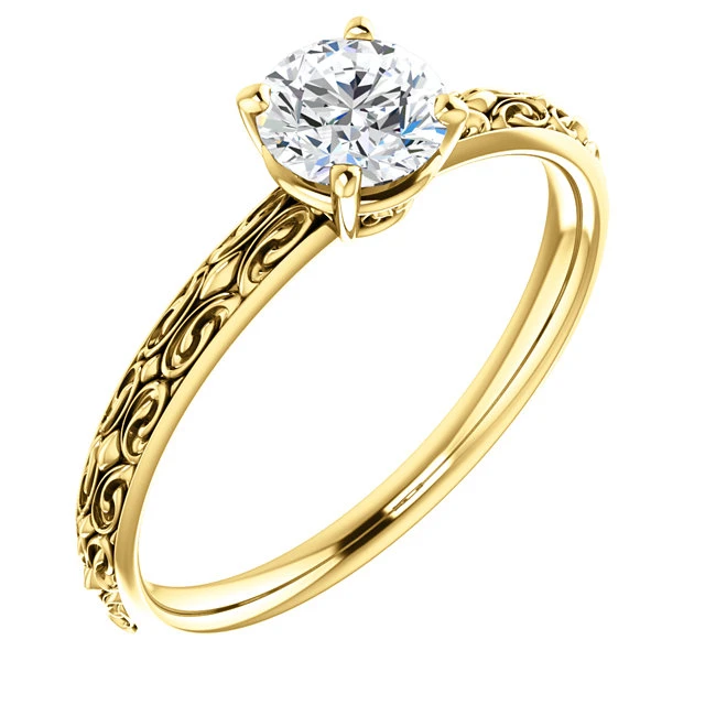 Verlobungsring i71618 in Gold mit farblosem Diamant 0,20 ct – 0,25 ct