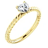 Anillo de compromiso de oro con diamante incoloro de 0,30 ct o 0,40 ct con certificación GIA - modelo i71626