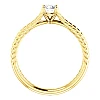 Anillo de compromiso de oro con diamante incoloro de 0,30 ct o 0,40 ct con certificación GIA - modelo i71741