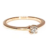 Engagement ring in Gold with Colorless Diamond i71863