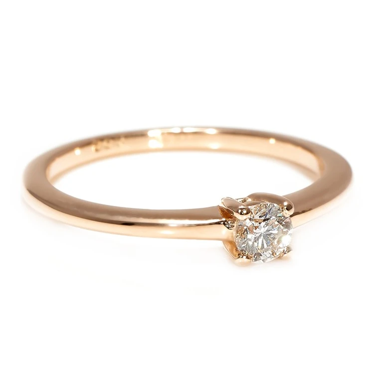 Engagement ring in Gold with Colorless Diamond i71863