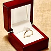 Anello di fidanzamento in oro con diamante ovale certificato GIA 1,00 ct - modello i1735.v2