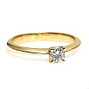 Anillo de compromiso de oro de 18k o platino con diamante certificado por GIA de 0,50 ct o 0,70 ct - modelo i3074