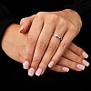 Bague de fiançailles classique en or avec diamant brillant certifié GIA - modèle i319